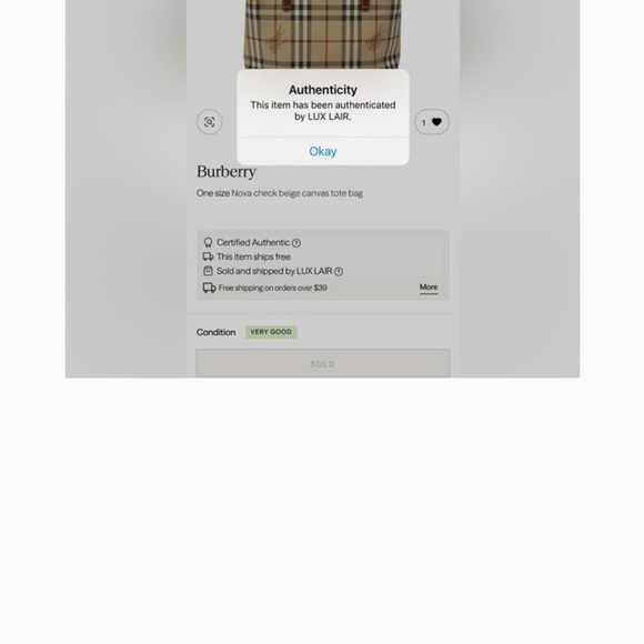 Burberry Beige and Brown Plaid Satchel - Picture 15 of 15